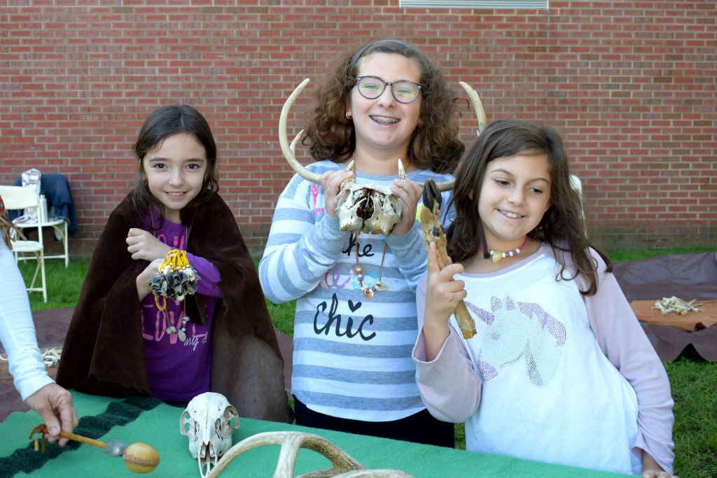 students with animal bones 